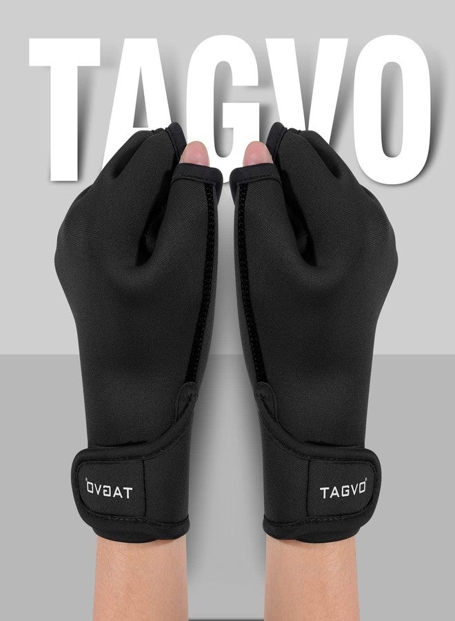 TAGVO Aquatic Gloves for Helping Upper Body Resistance, Webbed Swim Gloves Well Stitching, No Fading, Sizes for Men Women Adult Children Aquatic Fitness Water Resistance Training - Image 2