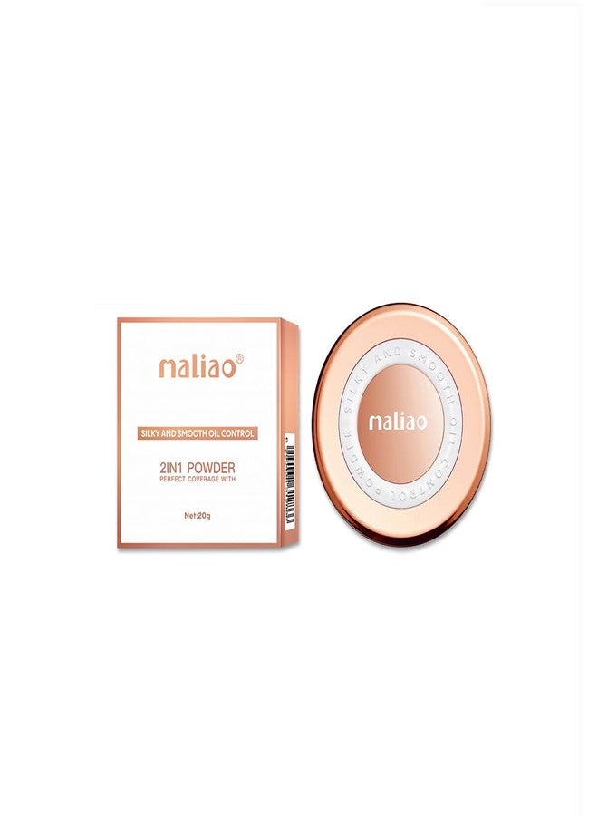 Maliao Silky and Smooth Oil Control 2-in-1 Powder - Perfect Coverage for All-Day Radiance (SOFT IVORY) - Image 5