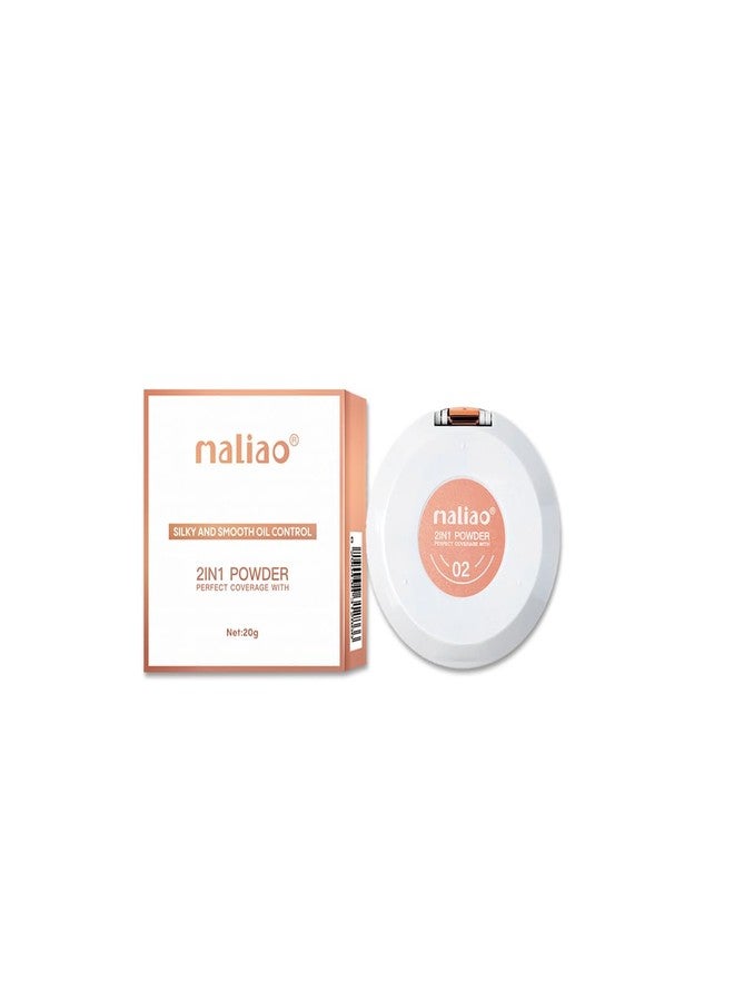 Maliao Silky and Smooth Oil Control 2-in-1 Powder - Perfect Coverage for All-Day Radiance (SOFT IVORY) - Image 4