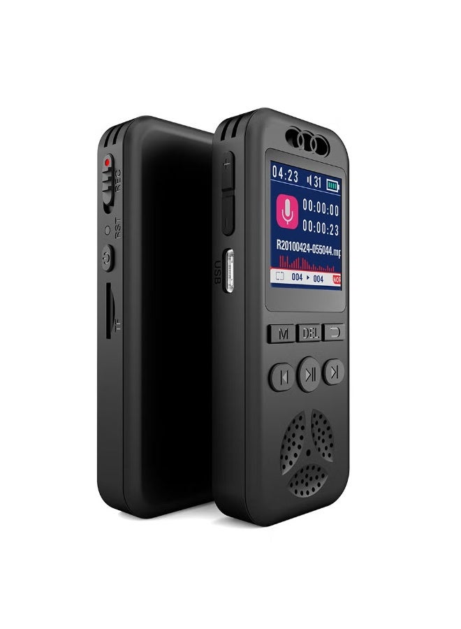 64GB مسجل رقمي تنشيط الصوت تسجيل تقليل الضوضاء تشغيل مشغل الموسيقى MP3 680 ساعة تسجيل جهاز الملف يدعم المحاضرات والاجتماعات والفصول الدراسية والمقابلات ، إلخ ، - Image 2