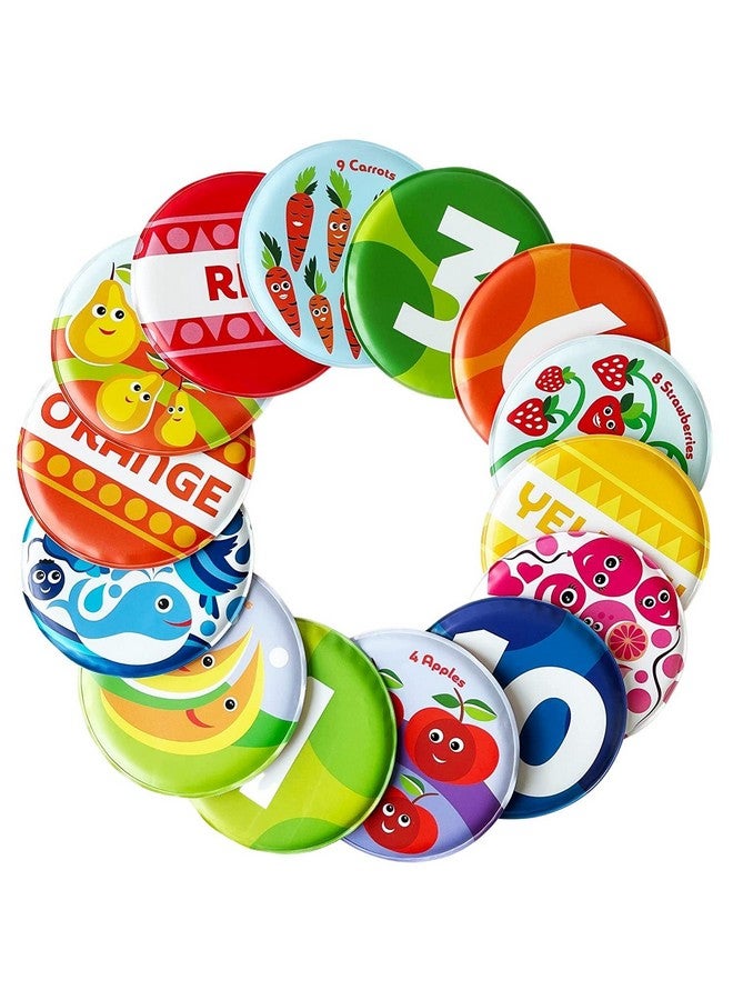 BabyBibi Floating Baby Flash Cards for Bathtub - Learn Numbers, Counting and Colors - Educational Bath Toys for Babies & Toddlers 3 Plus Months (Set of 21) - Image 2