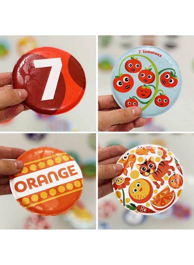 BabyBibi Floating Baby Flash Cards for Bathtub - Learn Numbers, Counting and Colors - Educational Bath Toys for Babies & Toddlers 3 Plus Months (Set of 21) - Image 3