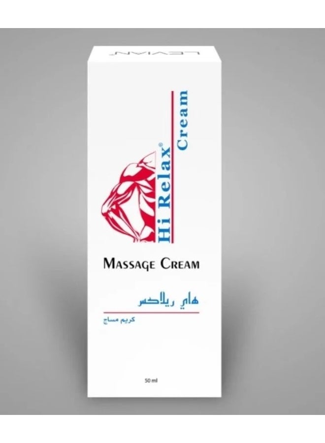 Levian Hi Relax Muscle Massage Cream, 50 ml