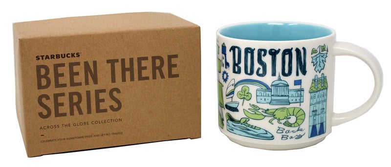 Starbucks Coffee Mug - Been There Series Across The Globe (Boston), 14 ounces - Image 3