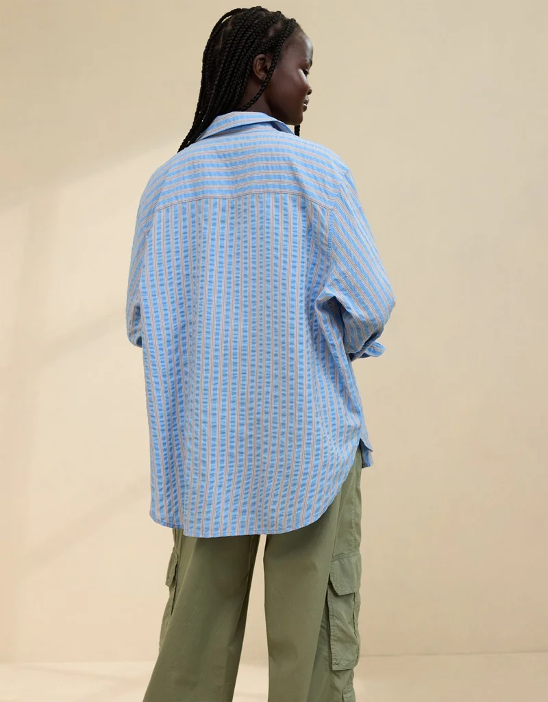 Aerie Aerie Off Duty Seersucker Shirt