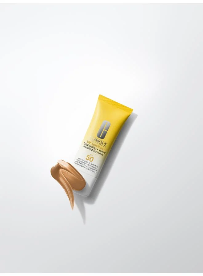 UV Solutions Brightening + Tinted Sunscreen Broad Spectrum SPF 50/PA+++ 40 ML - Deep