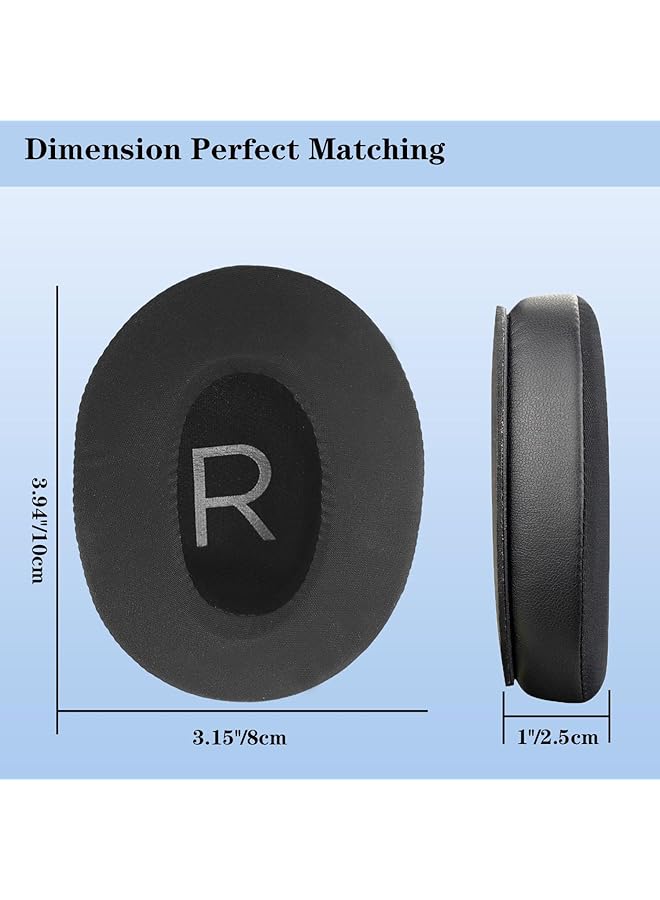 erorex Cooling Gel Ear Cups Replacement Fit For Bŏse Qc45 Quietcomfort 45 Headphones Noise Isolation Memory Foam - Image 4