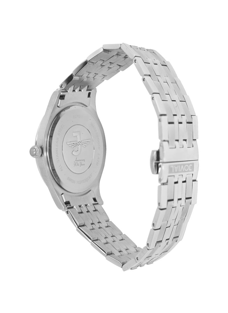 Jovial JOVIAL 5075LSMQ01E Women's metal band  Watch, 30mm, White Dial  - Image 3