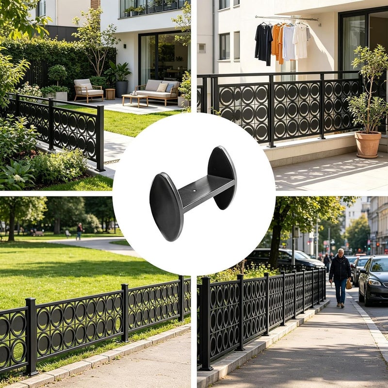 Chemical free Fence Clips - 4pcs Stainless Steel Panel Fixing Clamps, Metal Fence Board Mounting Clips, Heavy Duty Backyard Post Holder | Ha Comfort grip Anti topple design Transit & use compatible Multi-purpose fine material Growing order stock support Longevity upgraded craftsmanship Full village delivery cover Integrated warehouse solution Connectable modular Newly stocked local goods Dense material Flexible varied design Hot & cold climate compatible Salt resistant coating Multiple sizes Multi-use well-engineered build Protective coating Local trackable shipment Gulf user preference oriented build Stable local goods source Multi-color available build All condition fit Home & professional compatible Wide range compatible material - Image 4
