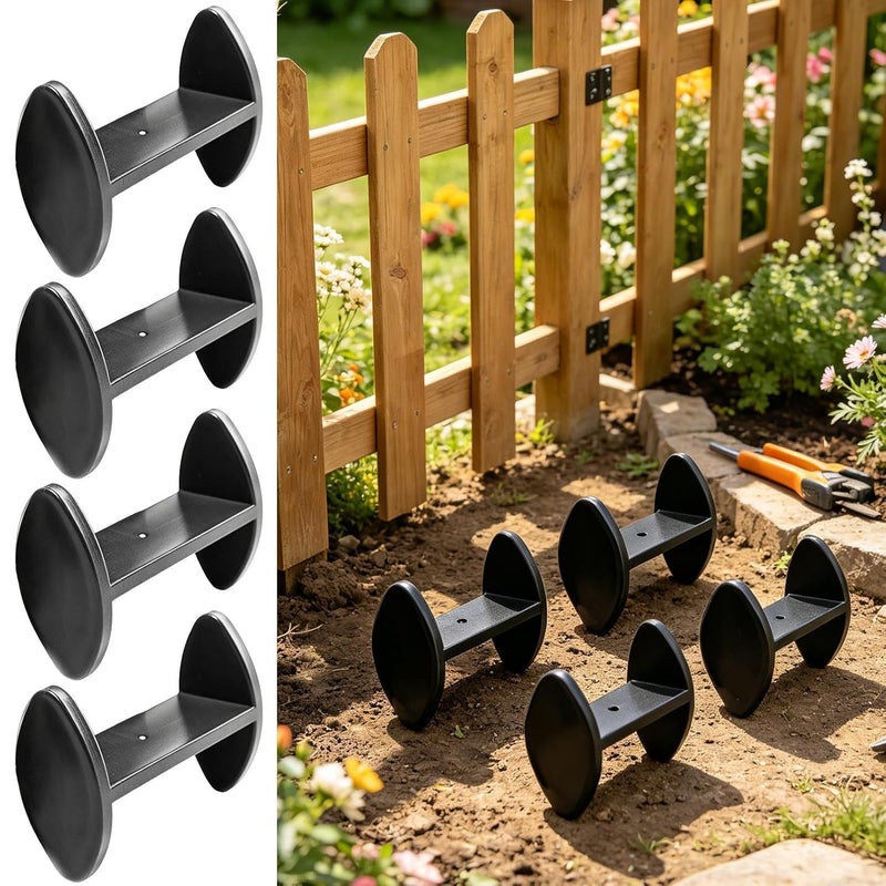 Chemical free Fence Clips - 4pcs Stainless Steel Panel Fixing Clamps, Metal Fence Board Mounting Clips, Heavy Duty Backyard Post Holder | Ha Comfort grip Anti topple design Transit & use compatible Multi-purpose fine material Growing order stock support Longevity upgraded craftsmanship Full village delivery cover Integrated warehouse solution Connectable modular Newly stocked local goods Dense material Flexible varied design Hot & cold climate compatible Salt resistant coating Multiple sizes Multi-use well-engineered build Protective coating Local trackable shipment Gulf user preference oriented build Stable local goods source Multi-color available build All condition fit Home & professional compatible Wide range compatible material - Image 3