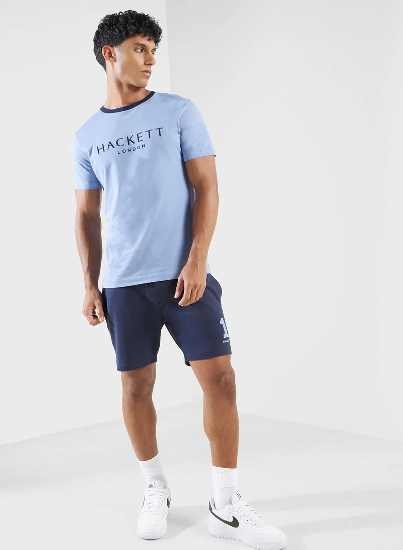 Hackett Logo Crew Neck T-Shirt