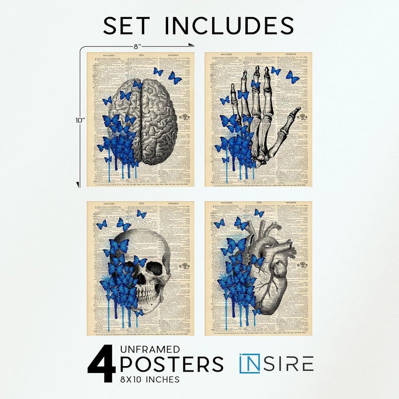 Insire Vintage Anatomy Posters, Anatomy Wall Art, Anatomy Wall Decor, Anatomy Pictures, Anatomy Decorations for Office, Posters and Prints - 8x10 Unframed - Image 2