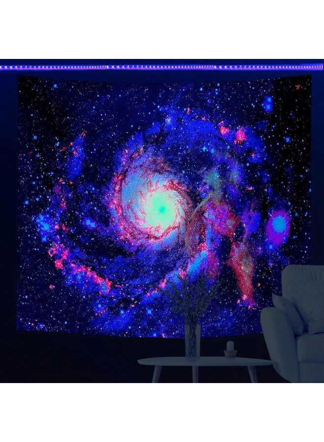 Psyhilar Blacklight Tapestry Glow in The Dark UV Space Universe Galaxy Black Light Posters for Adults (40 x 30 Inches) - Image 3