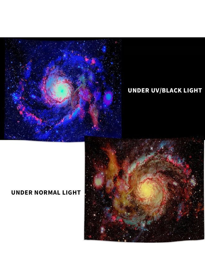 Psyhilar Blacklight Tapestry Glow in The Dark UV Space Universe Galaxy Black Light Posters for Adults (40 x 30 Inches) - Image 5
