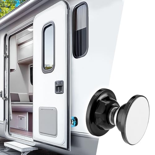 PAMASE Strong Magnetic RV Door Holder Camper RV Door Catch to Keep Doors Open in Breeze Easy to Install with Adhesives Screws Sturdy Stopper for Trailer RV Accessories 1 Pack - Image 1
