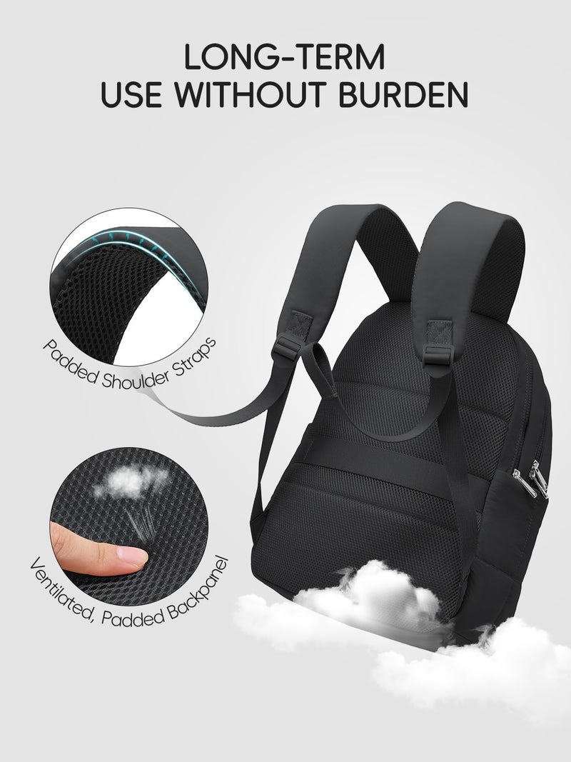 WESTBRONCO Puffer Laptop Backpack for Women Travel Backpack for Women Airplane Approved Backpack with 16'' Laptop Compartment - Image 5