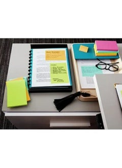 Post It Post-it Sticky Notes 3 in x 5 in Neon Colors 5 pads  - Image 4