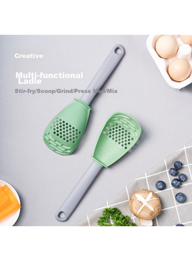 COOKER KING Chuidahuang Multifunctional Strainer, Baby Food Helper, Potato Masher, Taro Paste Grinder, Filter, Dumpling Skimmer, Versatile Colander  - Image 5