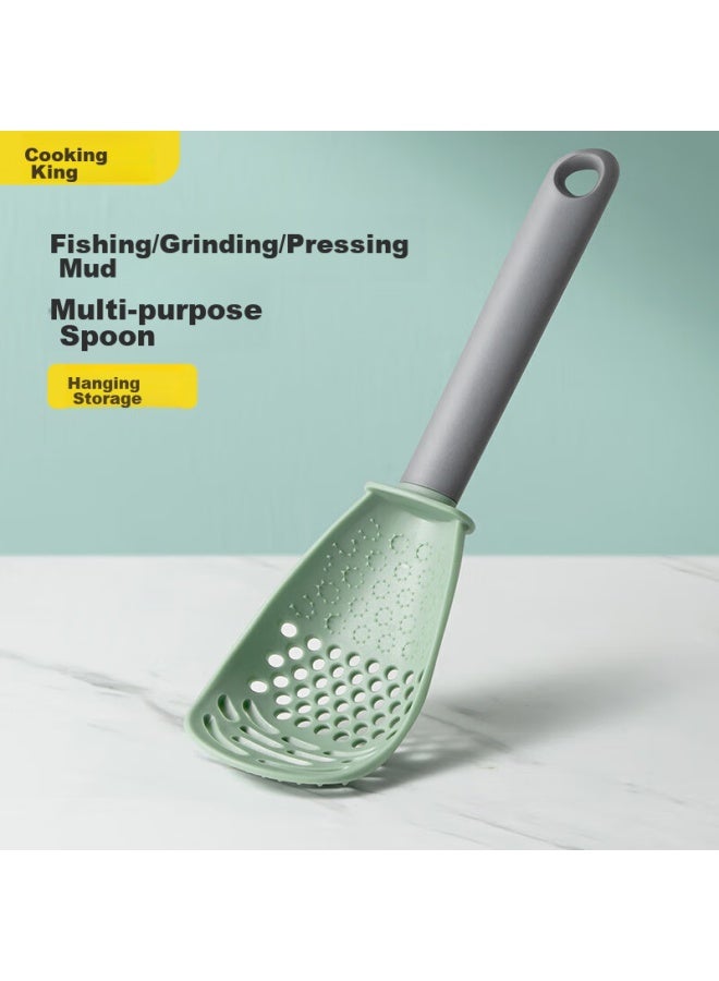 COOKER KING Chuidahuang Multifunctional Strainer, Baby Food Helper, Potato Masher, Taro Paste Grinder, Filter, Dumpling Skimmer, Versatile Colander  - Image 1