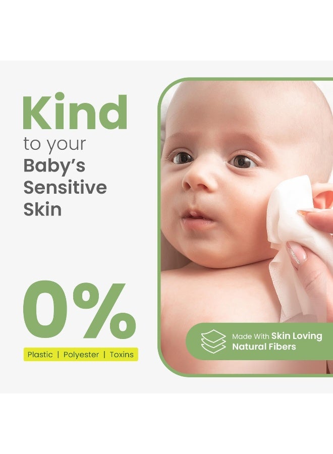 Mother Sparsh Natural Care Baby Wipes  60 Pcs (Pack of 8 - Image 5