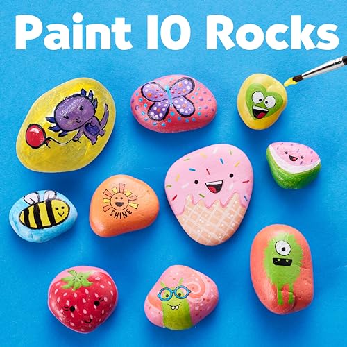 Creativity for Kids Rock Painting Kit - Hide and Seek Rock Kit, Arts and Crafts for Kids, Gifts for Kids (Ages 6+) - Image 3