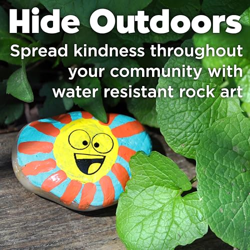 Creativity for Kids Rock Painting Kit - Hide and Seek Rock Kit, Arts and Crafts for Kids, Gifts for Kids (Ages 6+) - Image 4