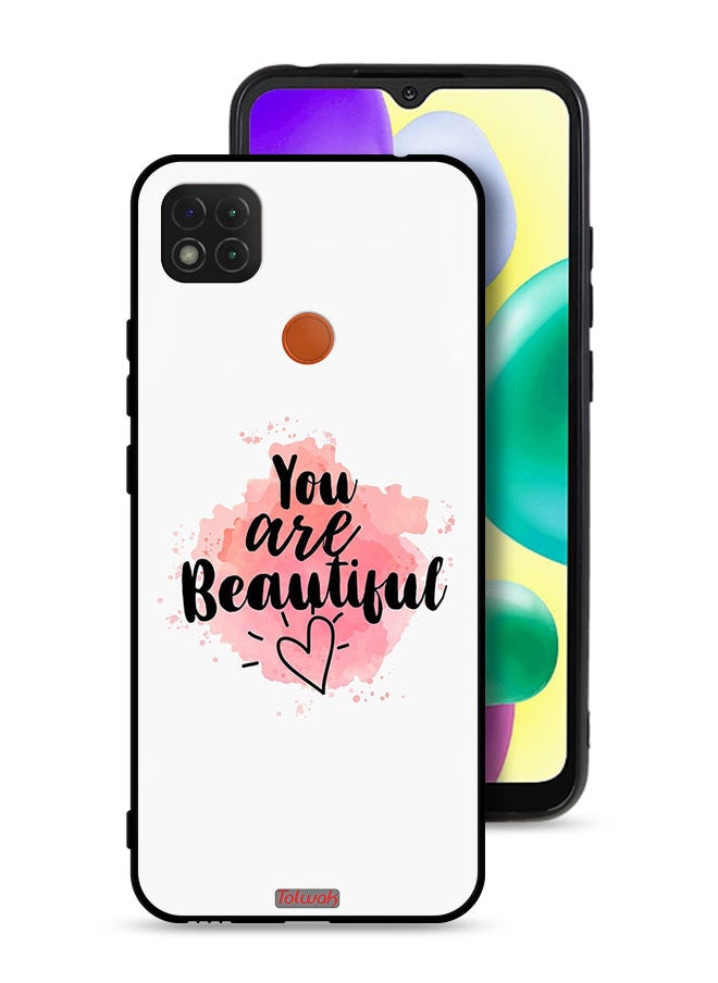 Tolwak Xiaomi Redmi 9C Protective Case Cover You Are Beautiful  - Image 1