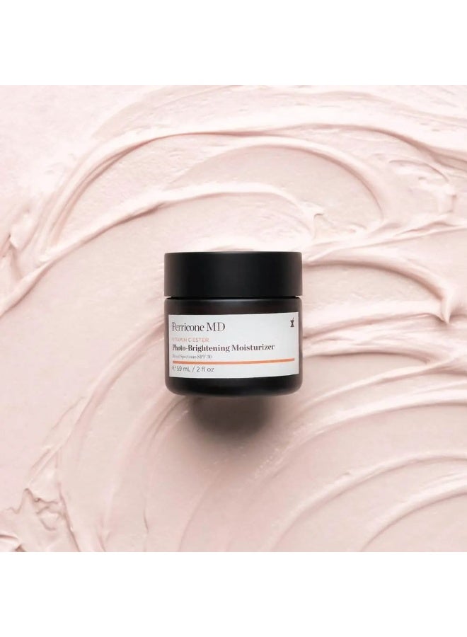Perricone MD Vitamin C Ester Photo-Brightening Moisturizer Broad Spectrum - for Normal to Oily Skin SPF30 59ml - Image 3