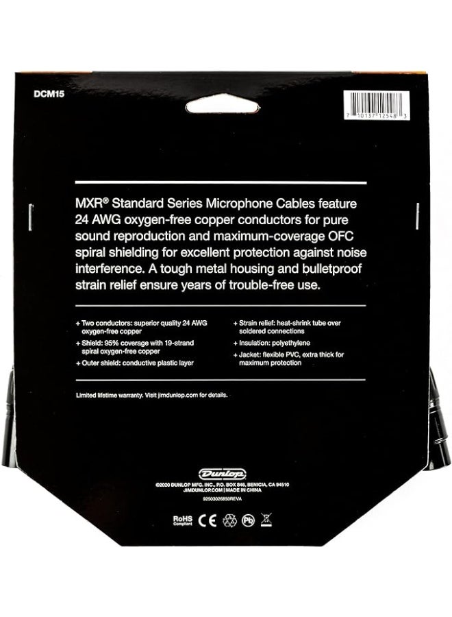 MXR Standard Instrument Cable 15 ft - Image 2