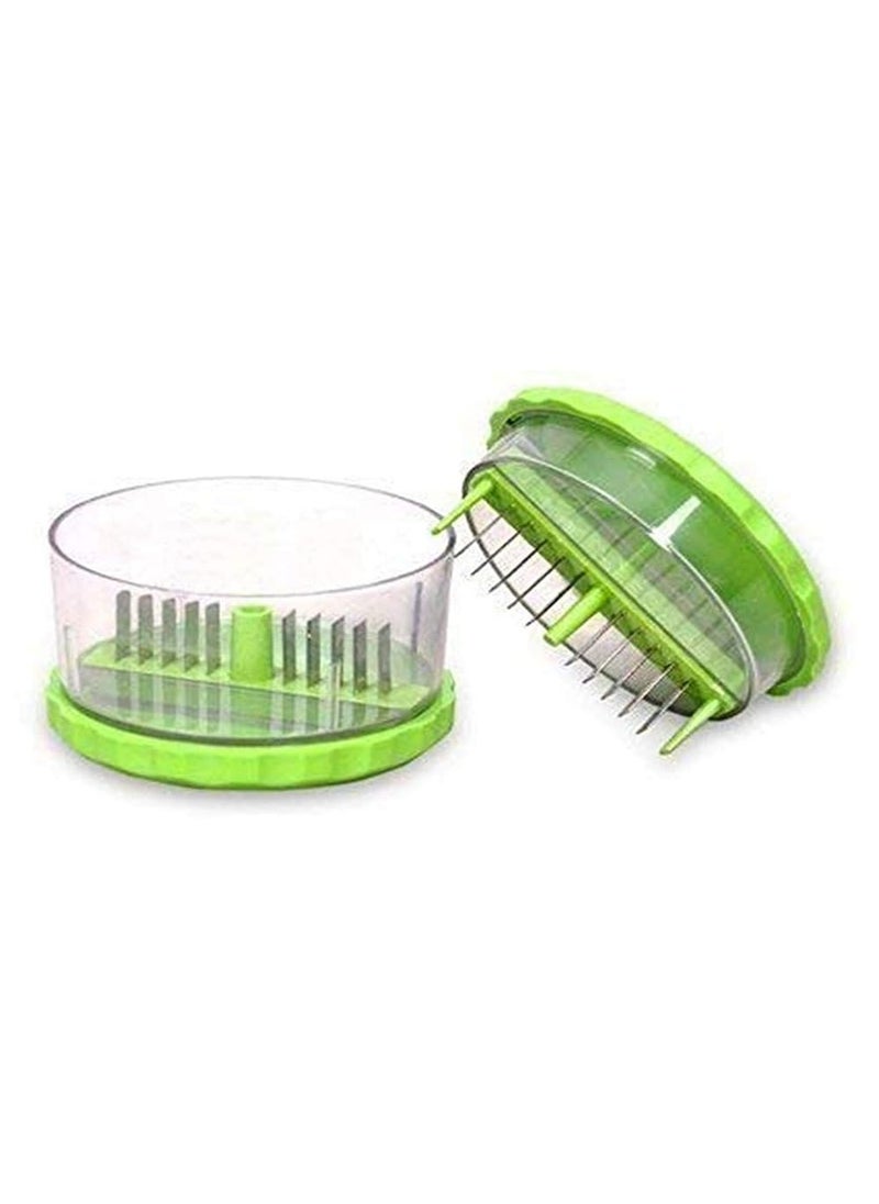 Ekdant EKDANT Multi Crusher Chopper Manual Vegetable Fruit and Garlic Chopper with Stainless Steel Blades Easy to Use for Quick Food Prep Portable Kitchen Tool  - Image 3