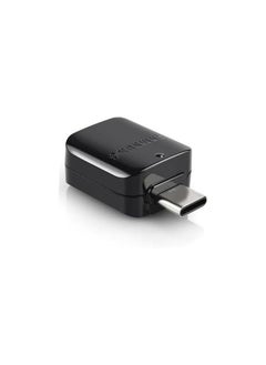 OTG Type-C to USB Connector  for Flash, Hard Disk keyboard and mouse, Fast Data Transfer files, compatible with Mobile - Laptop - PC - Other devices - Black