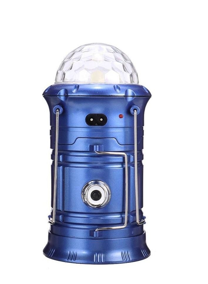 دي إل سي  فانوس إضاءة مسرحي محمول قابل لإعادة الشحن عبر منفذ USB، مزود بإضاءة LED كريستالية، مناسب للتخييم والحفلات وتزيين المنزل والاستخدام في حالات الطوارئ. - Image 1