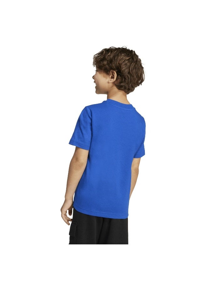 Adidas Lk Adiraptor T Blue Training T-Shirts For Kids 3-4Y - Image 3
