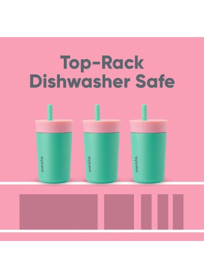 كوب أطفال معزول من الفولاذ المقاوم للصدأ، سعة ١٢ أونصة (٣٥٤ مل)، خالٍ من مادة BPA والرصاص - Image 4