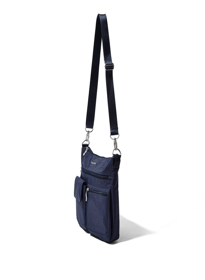 Baggallini Modern Everywhere Slim Crossbody, French Navy, One size - Image 4