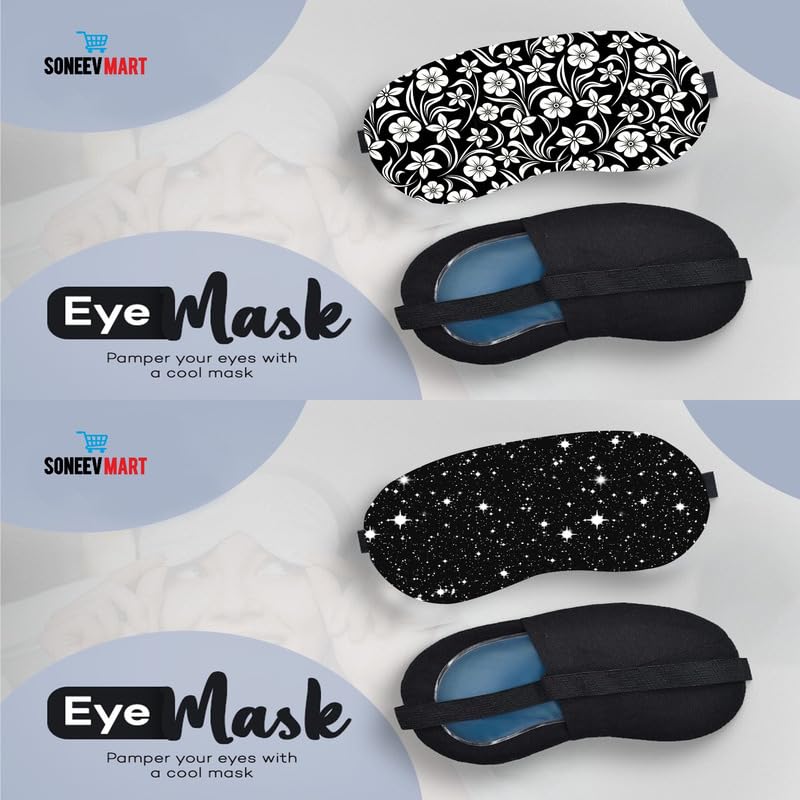 Luxurious Gel Eye Mask for Soothing Relaxation and Stress Relief Reusable and Cold Therapy Ideal for Puffy Eyes Dark Circles Headache Relief PACK OF 2 - Image 2