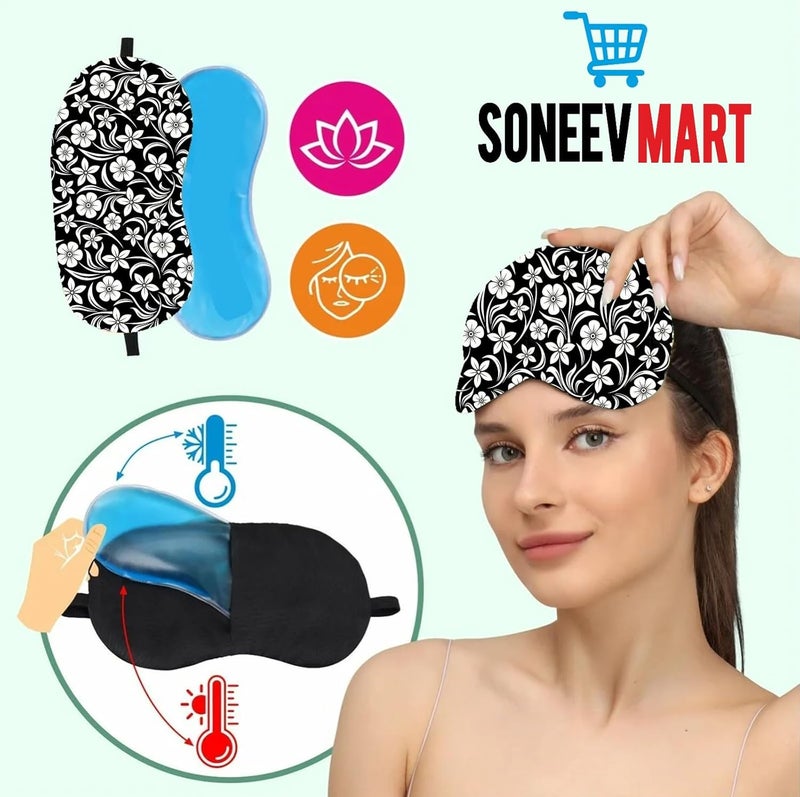 Luxurious Gel Eye Mask for Soothing Relaxation and Stress Relief Reusable and Cold Therapy Ideal for Puffy Eyes Dark Circles Headache Relief PACK OF 2 - Image 5