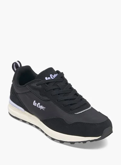 Lee Cooper Women's Panelled Sneakers with Lace-Up Closure