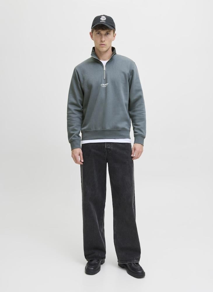 JACK & JONES Jjesoho Quarter Zip Sweatshirt  - Image 4