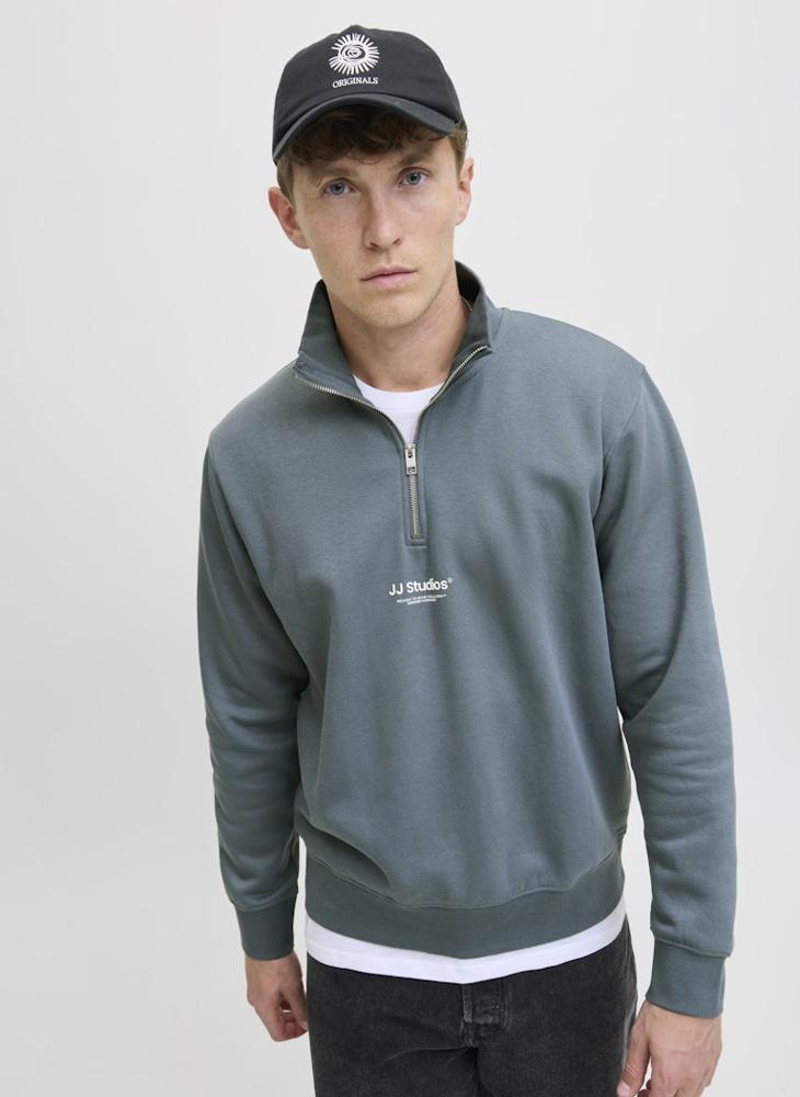 JACK & JONES Jjesoho Quarter Zip Sweatshirt  - Image 3