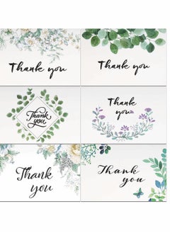 Y&D Thank You Cards Pack RiveDa Leaf with Envelopes Floral Greeting Multipack Notes 36PCS for Wedding Baby & Bridal Shower Anniversary 6 Design 4 x inch Blank  - Image 2