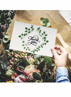 Y&D Thank You Cards Pack RiveDa Leaf with Envelopes Floral Greeting Multipack Notes 36PCS for Wedding Baby & Bridal Shower Anniversary 6 Design 4 x inch Blank  - Image 4