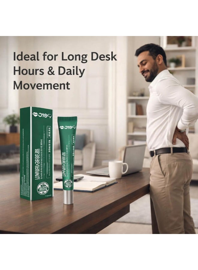 APGAR Premium Lumbar & Joint Pain Relief Cooling Gel – Fast-Acting Herbal Cold Compress for Lower Back, Knees & Cervical Spine – Soothes Muscle Stiffness & Discomfort – Non-Greasy - Image 4