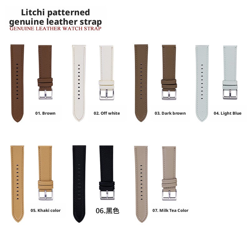 Genuine Leather Watch Band for Apple Watch, Samsung, Huawei - Image 3
