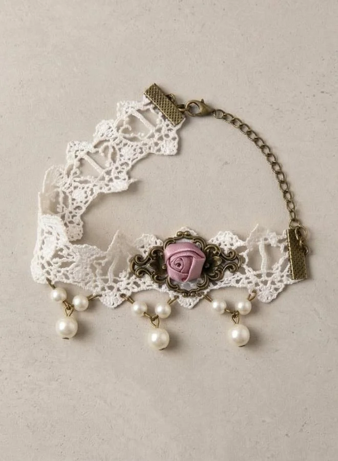 Take Two  Lace Flower Anklet Chain for Women | Best Price UAE