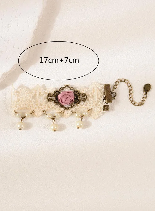 Take Two  Lace Flower Anklet Chain for Women | Best Price UAE