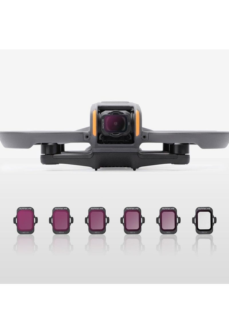 DJI Avata 2 Drone Filter Set with UV ND CPL Polarizers for Enhanced Photography - 6 Piece Accessory Kit  - Image 2