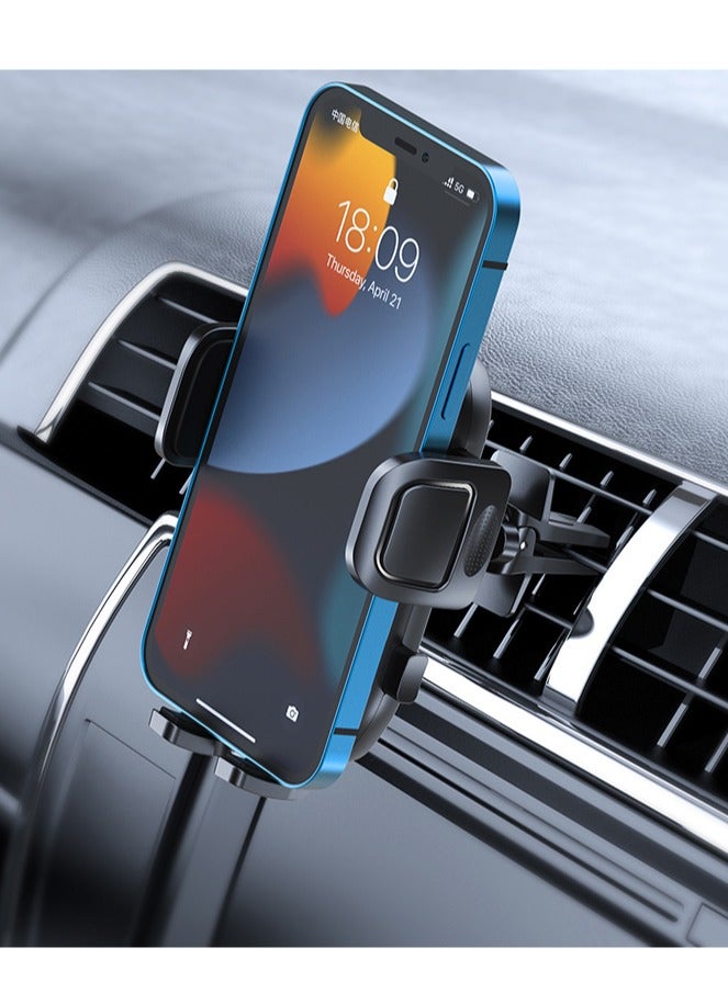HouDeOS Car Phone Holder Phone Holder Car for Air Vent, Anti-Shake Mobile Holder for Car with Ultra Stable Hook Design Car Phone Mount Compatible with All Phones iPhone 14/13/12 - Image 3