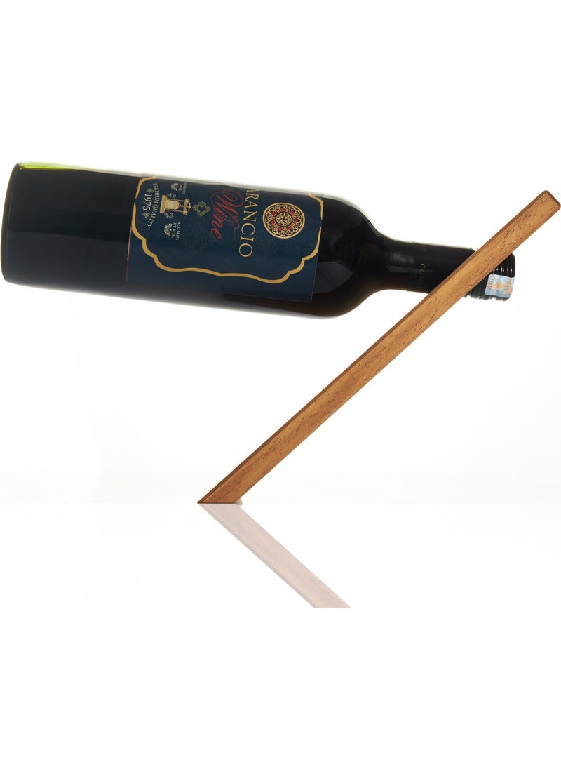Hediye Sepeti - Gift Basket Wooden Wine Bottle Holder - Single Wine Stand - Image 1