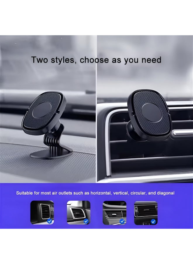 WUW 360-degree rotating magnetic car phone holder - Strong attachment to the air vent or dashboard - Compatible with various phone sizes - WUW Z27 - Image 3